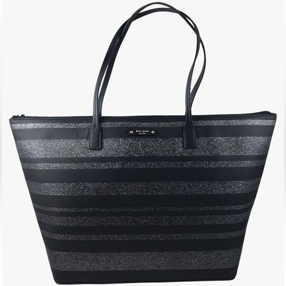 Kate Spade Haven Lane Large Hani Tote Glitter - Picture 1 of 9